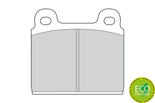 New brake pad - new,