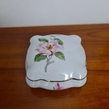 Peint Main Limoges France Trinket Box
