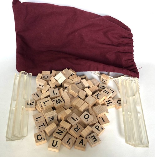 Vintage scrabble parts - vintage, 100