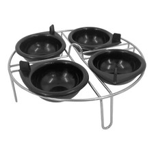 Set Of 4 Large 6cm Egg Poacher