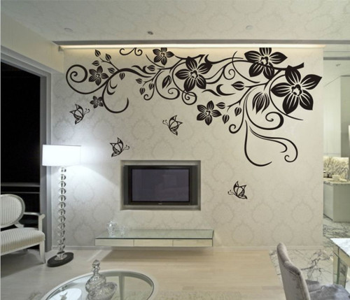 Large butterfly vine flower - large,