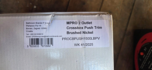 Crosswater mpro crossbox - mpro,