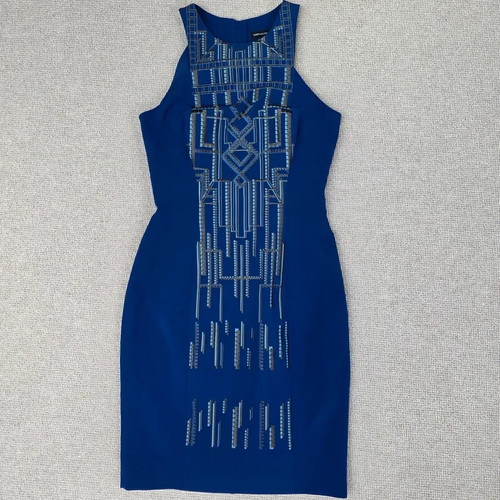 Karen millen blue - blue, tribal