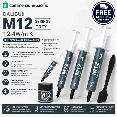 Thermal paste - 12.4w/mk,