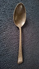 Silver plated serving spoon by