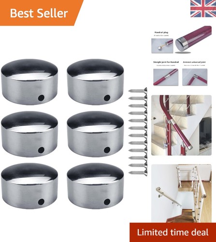 Modern 50mm handrail end caps - modern,