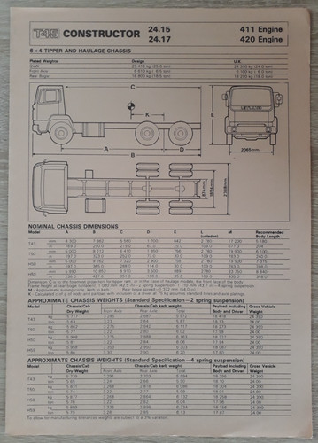 Leyland t45 constructor - t45,
