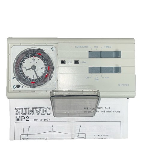 Sunvic clockbox plug - clockbox, plug-in