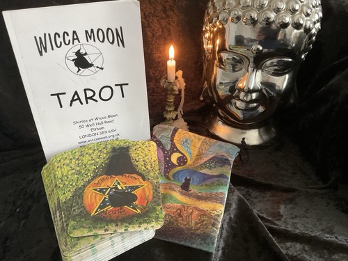 Wicca moon tarot deck indie - deck,