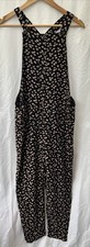 Girls Next Black Floral Sleeveless Jumpsuit Size 16