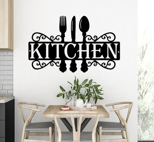 Cutlery wall sticker kitchen - wall,