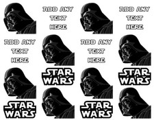 Starwars Vader 1 Personalised gift wrapping paper Birthday Fathers Day Christmas