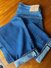 1980s Redline Selvedge Levi's 501 Denim Jeans Measure W33" L33"