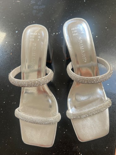 New primark silver diamanté - new,