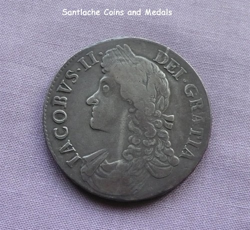 1688 king james silver - 1688, ii
