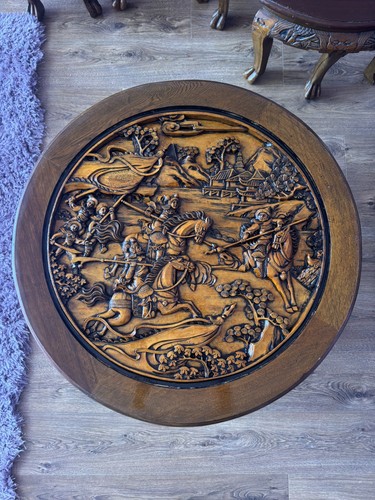Chinese hand carved coffee - chinese,