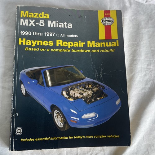 Haynes repair manual mazda - repair,
