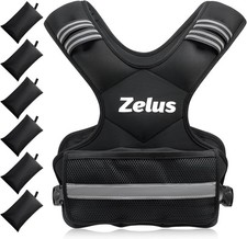 ZELUS Weighted Vest for Men and Women, Adjustable Body Weight Vest Exercise Set
