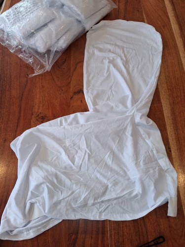 White stretchy chair - 10, covers