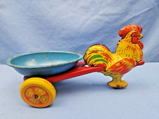 WYANDOTTE TOYS ROOSTER PULLING