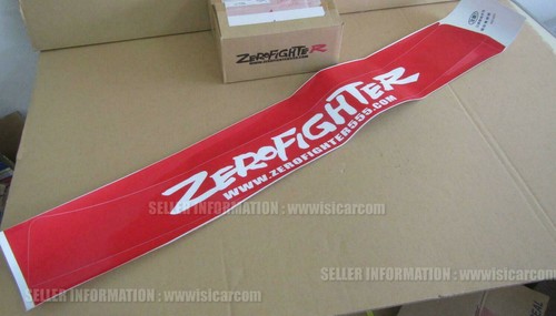 Zerofighter windshield sticker - zerofighter,