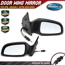 Pair Manual Door Wing Mirror