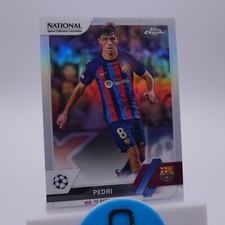 Pedri 2022-23 Topps Chrome The National NSCC Exclusive Refractor Barcelona