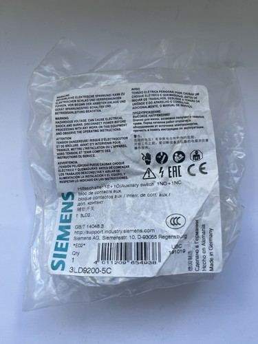 Siemens 3ld9200 auxiliary - 3ld9200-5c,