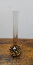 Vintage Bubble Glass Bud Vase
