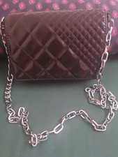 Topshop Patent Crossbody Chain
