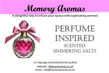 12 x Highly Scented Sizzlers/Simmering Granules/Crystals/Salts Perfume Inspired