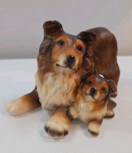 Vintage collie sheltie dog - sheltie, &
