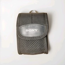 Sony Cybershot Camera Soft Carry Case Slim Black (LCS-CST) For Compact Camera 
