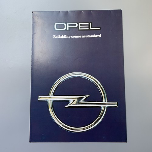 Opel 1978 range - opel, brochure