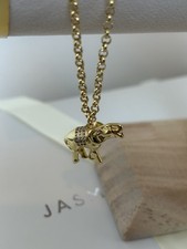 18K Gold Filled 3D Elephant