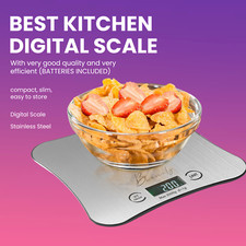 Digital Kitchen Scales Electronic LCD Balance for Foods, Cooking & Postal Weight
