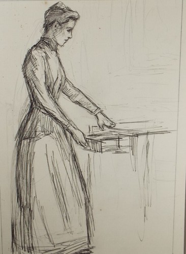 Pencil sketch the school - sketch,'the,
