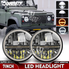 2PCS 7inch LED Headlights DRL