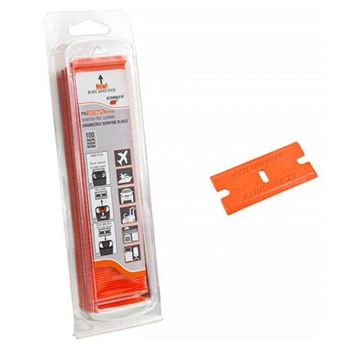 100 pack double edge - double, orange