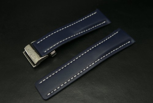 22mm for breitling - 22mm, blue