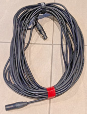 20m Van Damme Microphone Cable Balanced Lead Male - Female XLR Mic Neutrik Patch