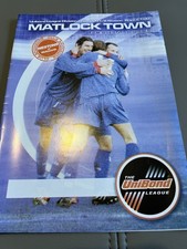 Matlock Town FC v Chesterfield