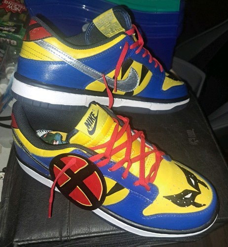 Custom dunk low wolverines - ,