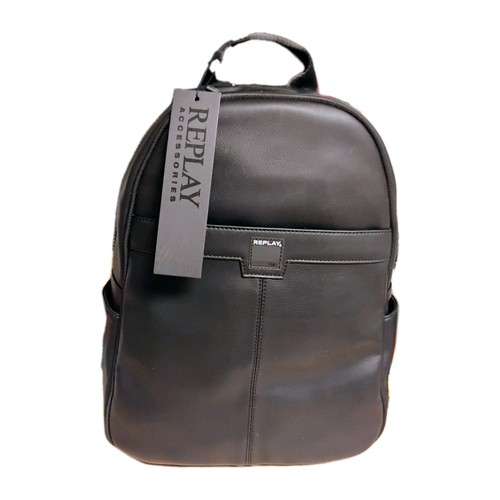 Replay black faux leather - faux,
