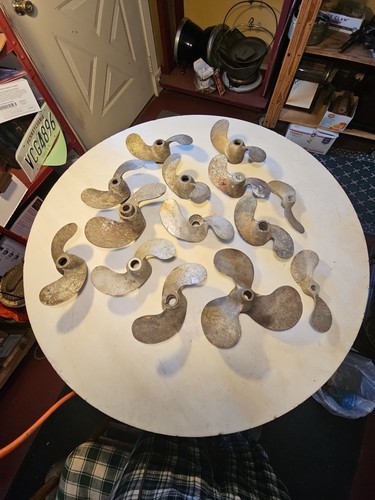 Antique boat motor propellers - boat,