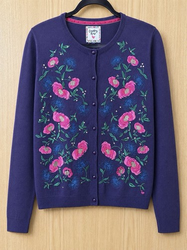 Country rose embroidered - country,