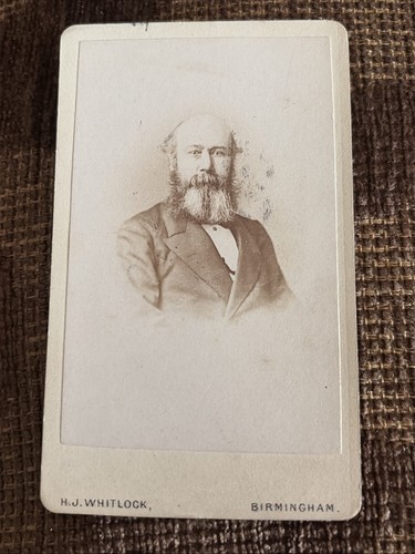 Victorian cdv photo man - man, w/