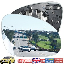 Right Driver RH Door Side Wing Mirror Glass Heated For VW Golf 5 MK5 2003-2008