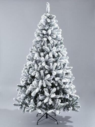Snow flocked christmas - snow,