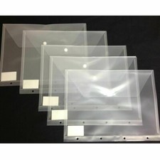 48 x A4 Document Wallets Clear